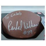 Randall Williams #89 autographed football