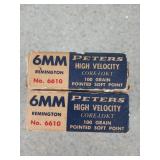 25 rds 6 mm Rem 100 gr