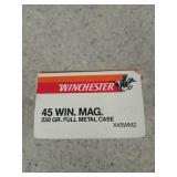 20 rds 45 Win Mag 230 gr FMJ
