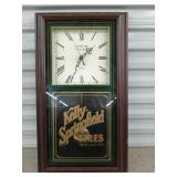 Chapin pendulum wall clock Mattern tire and Auto