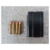 Magazine for 30 carbine ? & 4 rds ammo