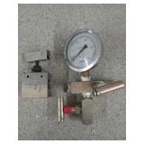 4" Winters 1,000 PSI gauge, fittings, etc