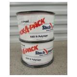 2 pack of 6 strand poly tape, 660 ft each roll