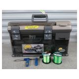 Plano guide series 777 tackle box w/ fishing line