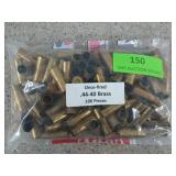 100 Pcs once fired .44-40 brass