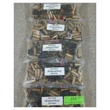 500 pcs once fired 38 special brass