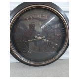 23 inch battery powered wall clock faith, hope,