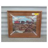 Railroad print 17x21