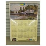 1996 Amtrak calendar 24x34