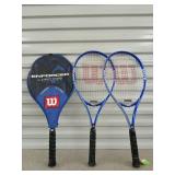 3 Wilson tennis rackets