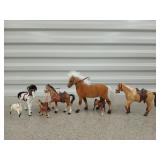 8 ct asst horse figurines, 1 is ERTL
