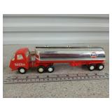 Antique metal/plastic Tonka Gulf oil tanker