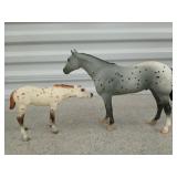 2 Breyer horses 8.25" & 4.5"