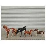 4 Breyer horses 4.5" - 7" tall