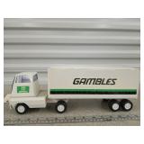 Antique metal / plastic Tonka Gambles tractor