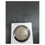 1942 walking liberty half dollar