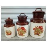 3 Pc McCoy canister set 252, 253, 254