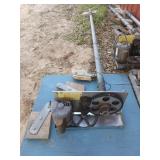 Boat lift with four pulleys 3/4 horse motor 110