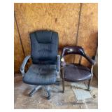 Two office chairs