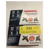 50 rds 12 ga 2 3/4" 1 1/8 oz upland game bird