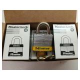 6 ct Master locks with keys, NOT KEYED ALIKE