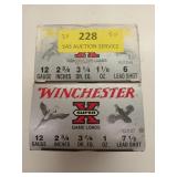 50 rds 12 ga 2 3/4" lead shot