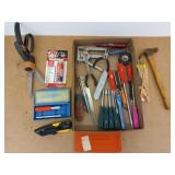 Asst essentials: nut drivers, screwdrivers,