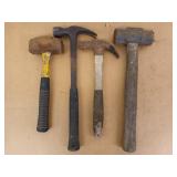 2 hammers, 1 Estwing; 4# sledgehammers