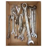 Asst brand wrenches SAE & metric