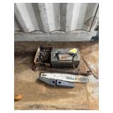 Battery core, top link, box of nuts and bolts; 6