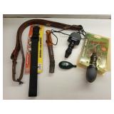 Asst game calls, 2 gun slings