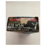 20 rds 270 WSM 130 gr