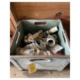 Crateful of PVC fittings