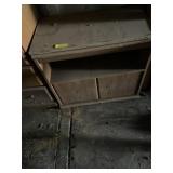 Microwave stand with two doors, rotates 24x28x16