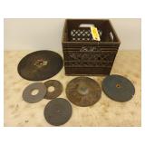 14" metal chop saw blade, grinding wheels, 9"