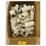 Box of assorted PVC T