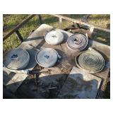 Five fire hoses inch and a half and 2 in