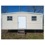 All metal portable building 20x12x8