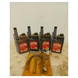 4 new jugs of Sta-Bil, dual chuck tire inflator