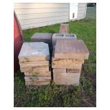 29 asst concrete blocks