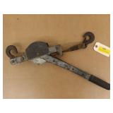 Ratchet strap come along