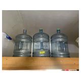 3 primo plastic water jugs