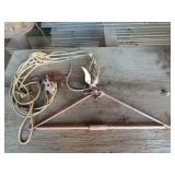 Deer hanging setup 24" wide