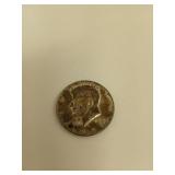 1969 silver Kennedy half dollar