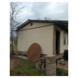 16x20 x11 tall wood frame portable building with