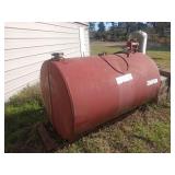Fuel tank on skid 44x74 empty with fill right 12
