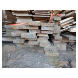 29 rough cut pine boards 1 1/2" x 5 1/2" x 22