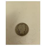 1902 Barber silver half dollar