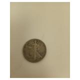 1917 Walking Liberty silver half dollar
