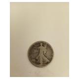 1917 walking liberty silver half dollar